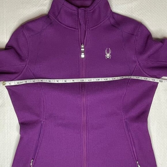 Spyder Purple Full-Zip Sweater Jacket – Size Medium - Picture 5 of 7